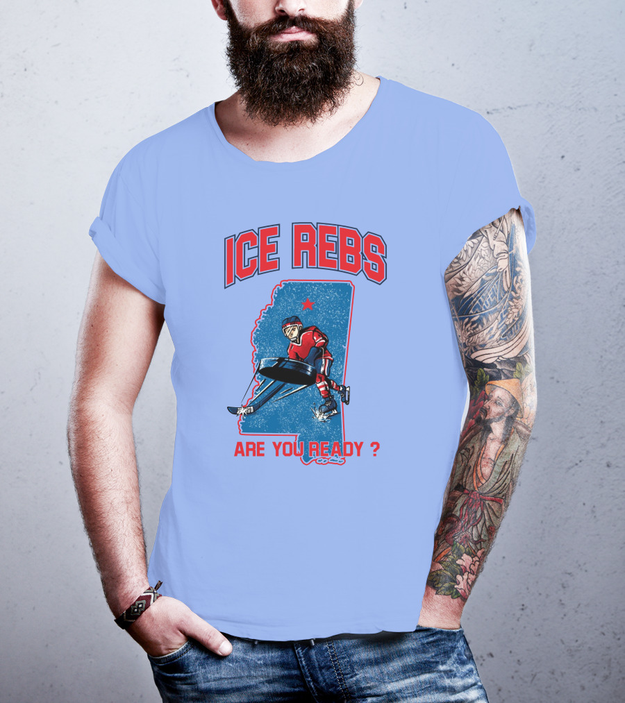 Ole Miss Ice Hockey Ice Rebs Are You Ready? T-Shirt