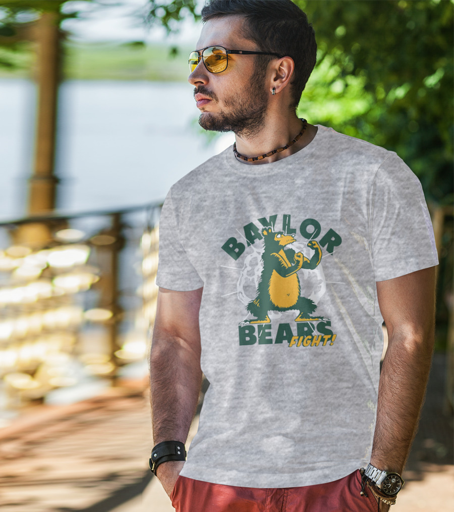 Baylor Bears Fight Vintage Style Homefield Store T-Shirt