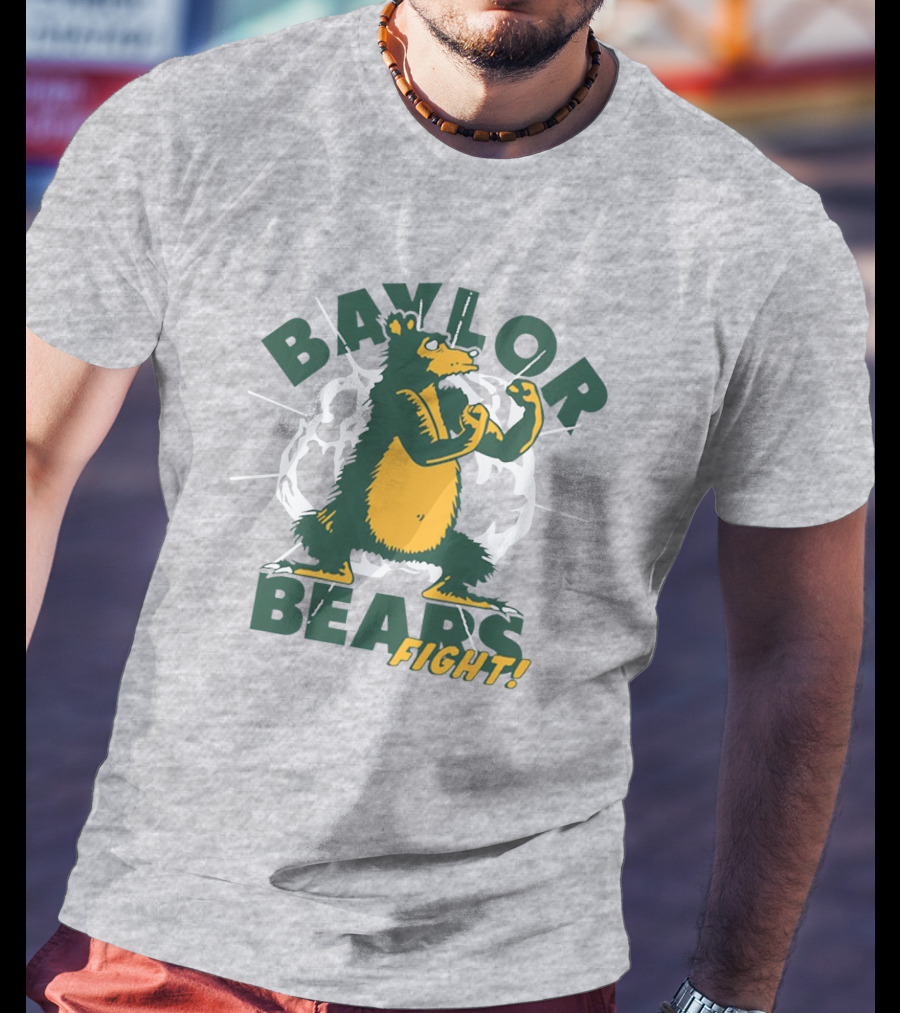 Baylor Bears Fight Vintage Style Homefield Store T-Shirt