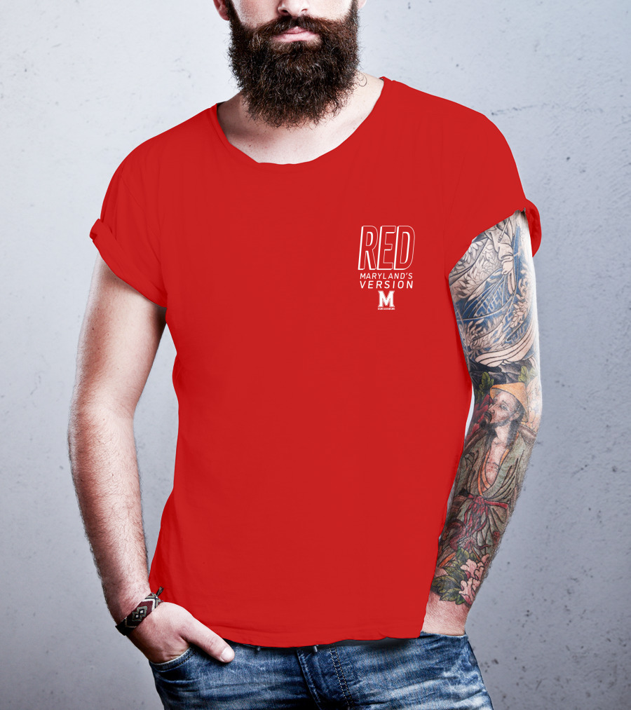 Red Maryland's Version TerrapinHoops M T-Shirt