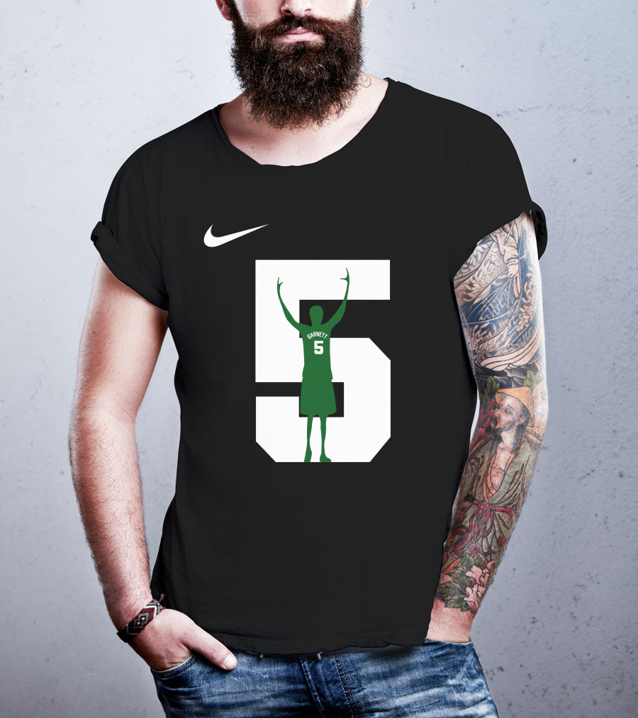 Kevin Garnett 5 Celtics NBC Sports Boston Honor T-Shirt