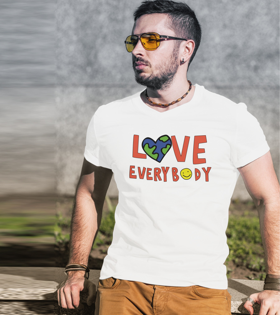 Marquez Valdes Scantling Love Everybody Heart Earth Smile Merch T-Shirt