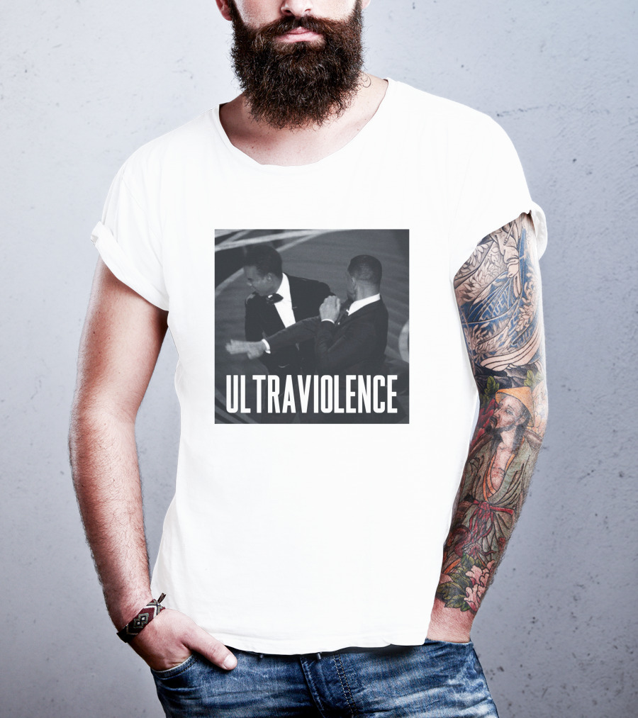 Ultraviolence He Hit Me And It Felt Like A Kiss Black And White Iconic Moment T-Shirt