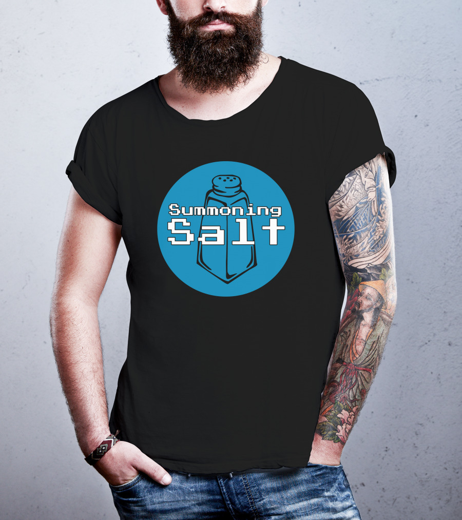 Summoning Salt Retro Gaming Icon With Pixel Art Salt Shaker T-Shirt