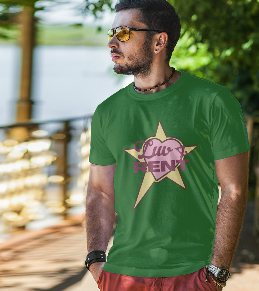 Smino Luv 4 Rent Pink Heart Star T-Shirt