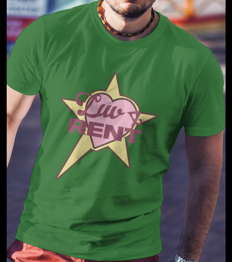 Smino Luv 4 Rent Pink Heart Star T-Shirt