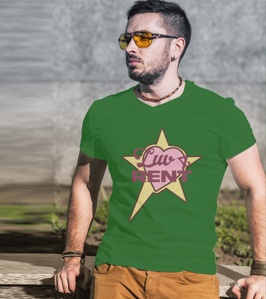 Smino Luv 4 Rent Pink Heart Star T-Shirt
