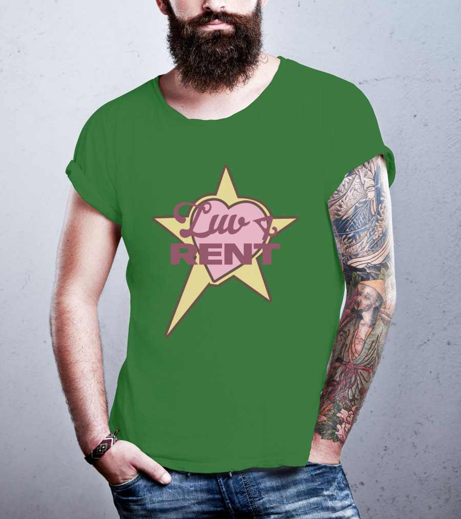 Smino Luv 4 Rent Pink Heart Star T-Shirt