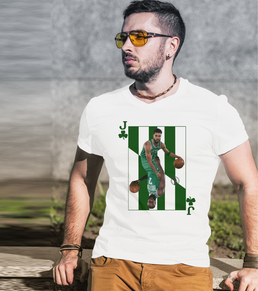 Pepito Brogdon Jays Brown Bleed Green Celtics Playing Card T-Shirt