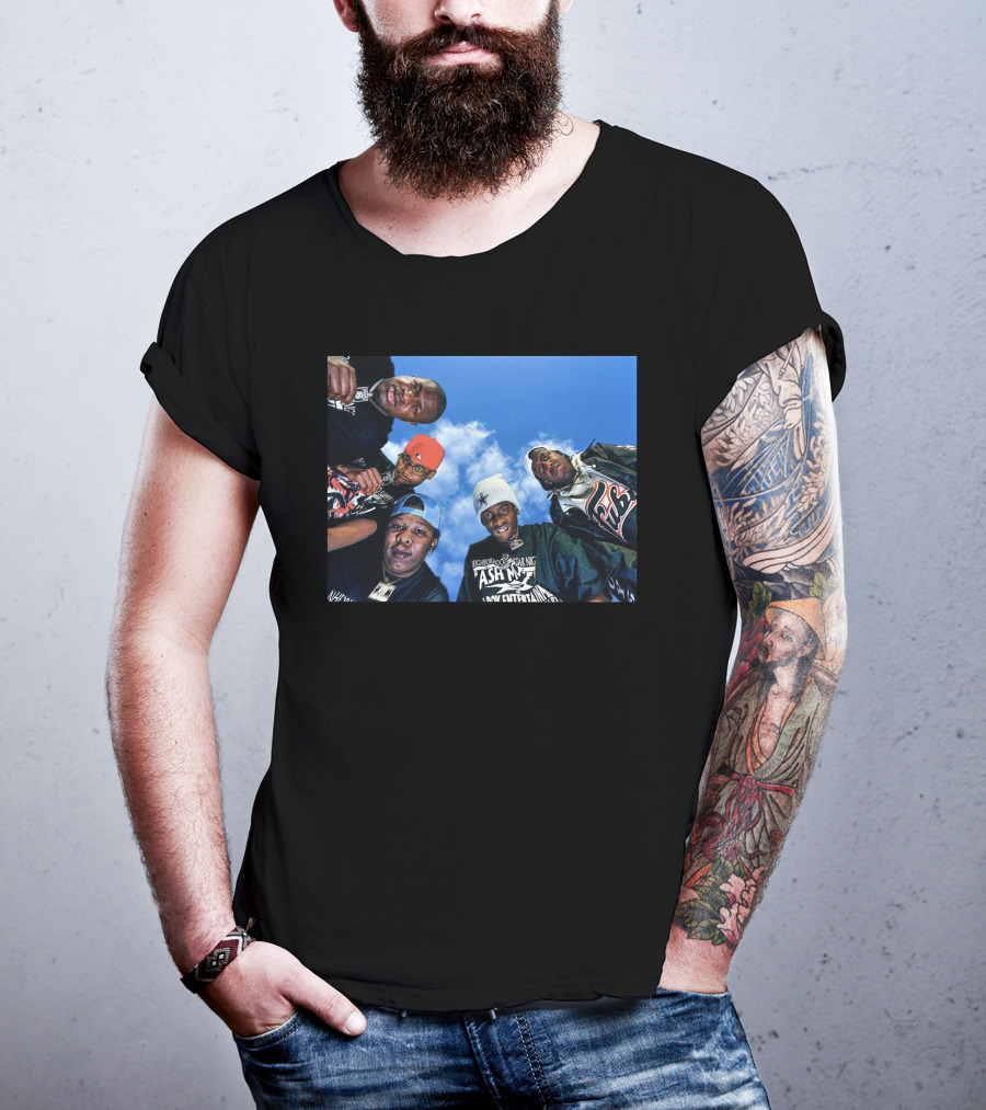Rare Auxgod Cash Money Millionaires 1999 Iconic Group Photo T-Shirt