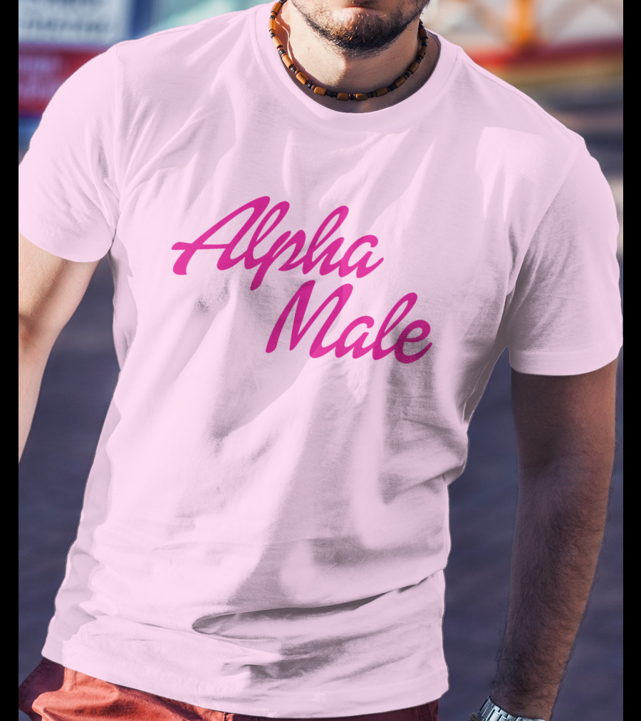 Alpha Male Brys Online Bryson Pink T-Shirt