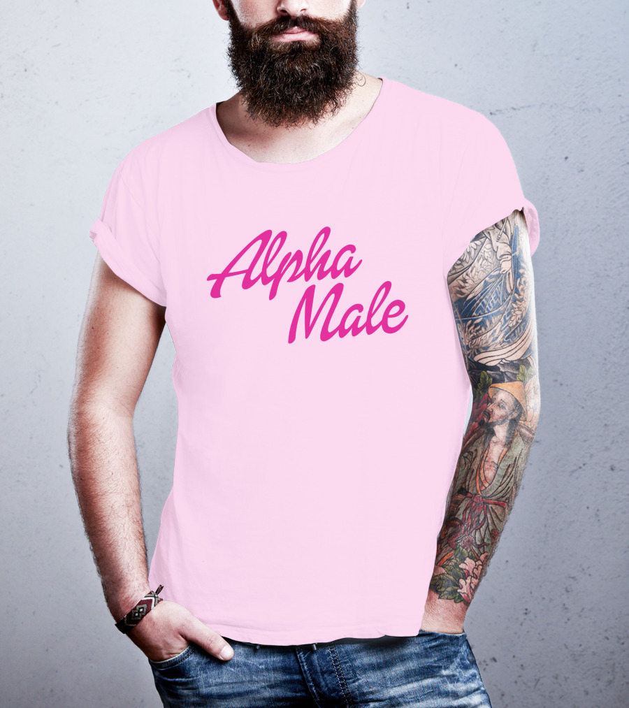 Alpha Male Brys Online Bryson Pink T-Shirt