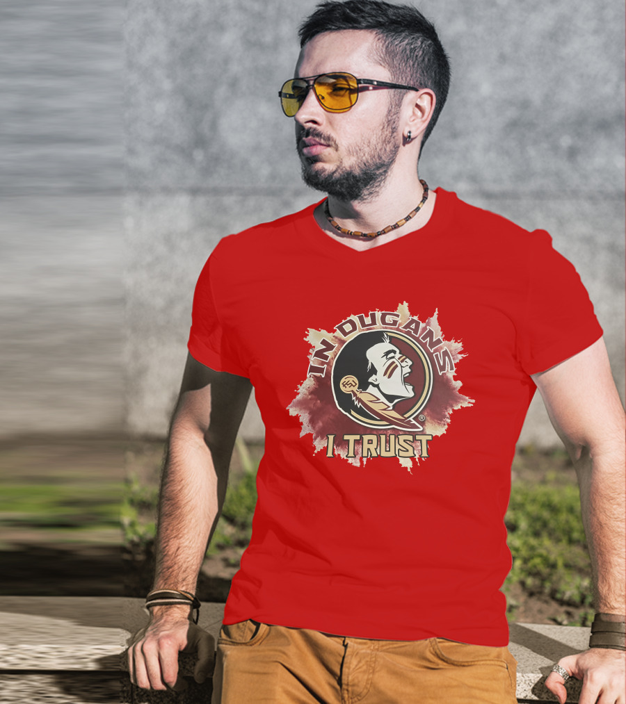 In Dugans I Trust Seminoles Logo Football Fandom T-Shirt