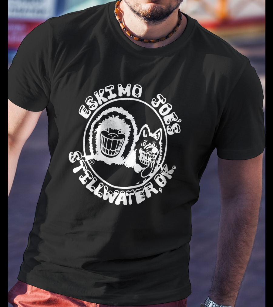 Jamesdroz5661 Eskimo Joe's Stillwater OK Smiling Characters T-Shirt