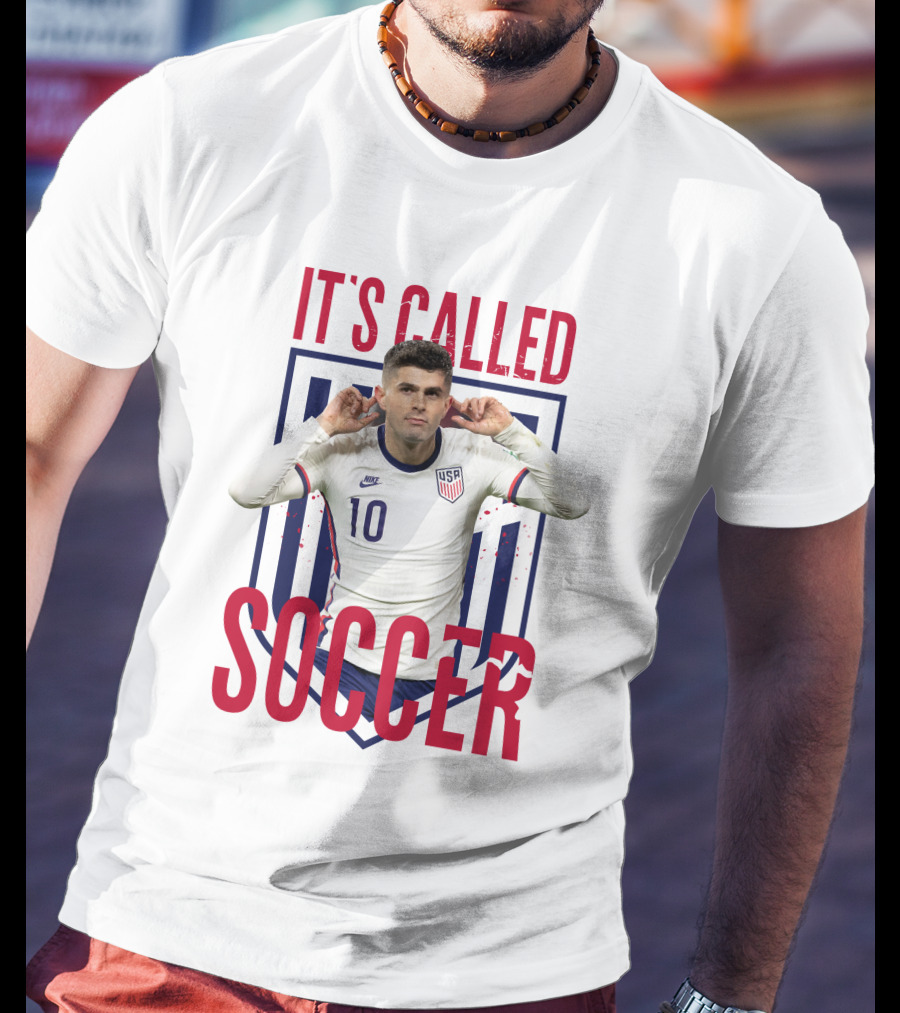Christian Pulisic It's Called Soccer USA Soccer 10 Jersey T-Shirt