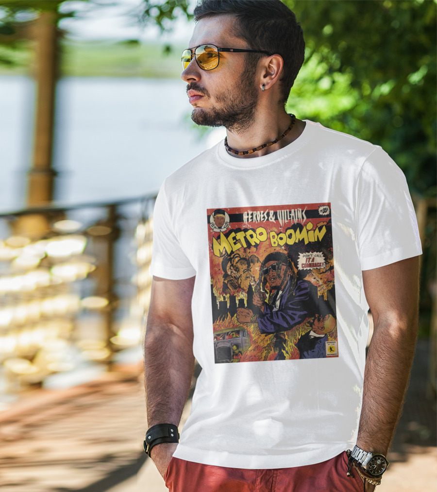 Heroes And Villains Metro Boomin Don't Call It A Comeback Comic T-Shirt
