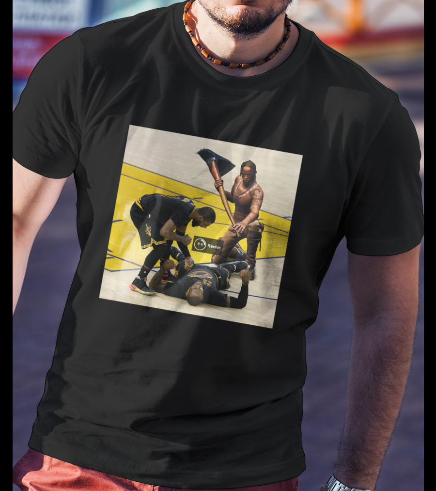 Revive Cleveland Basketball Courtside Gaming Fusion T-Shirt