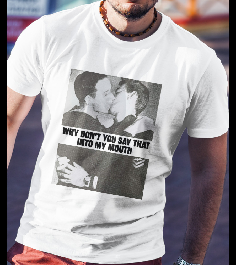 Why Don't You Say That Into My Mouth Frank Iero Must Die T-Shirt