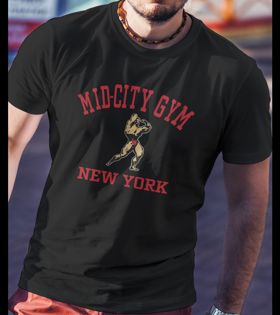 Mid-City Gym New York Bodybuilder Joe Rogan T-Shirt