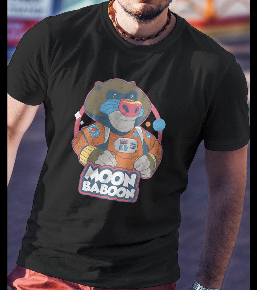 Wario64 It Takes Two Merch Moon Baboon Astronaut T-Shirt