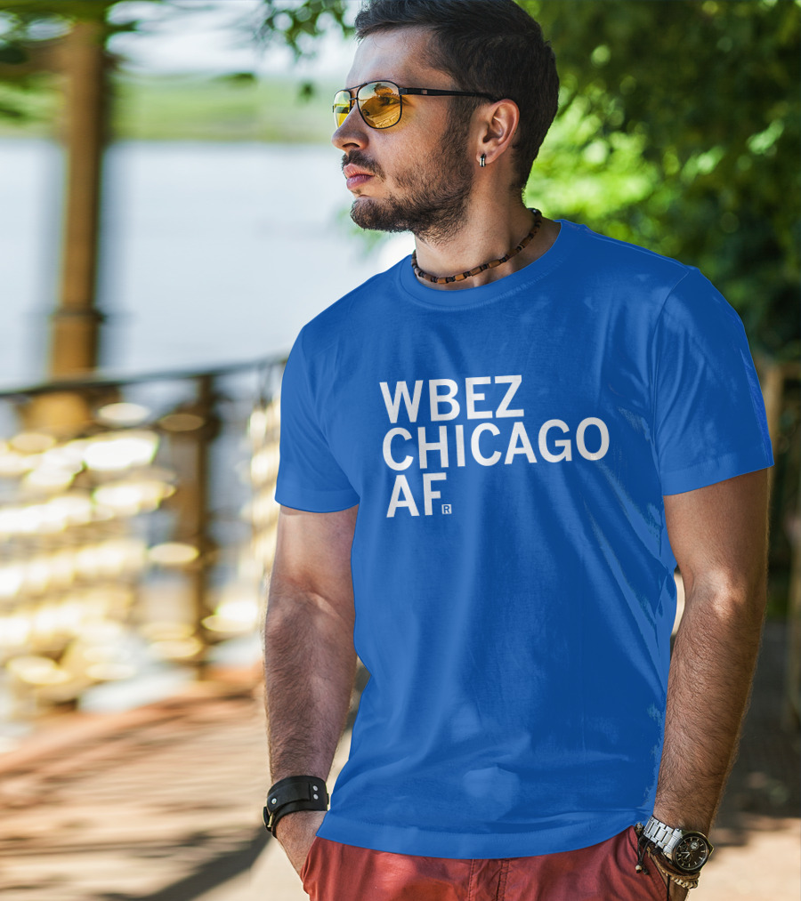 WBEZ Chicago AF Raygun T-Shirt