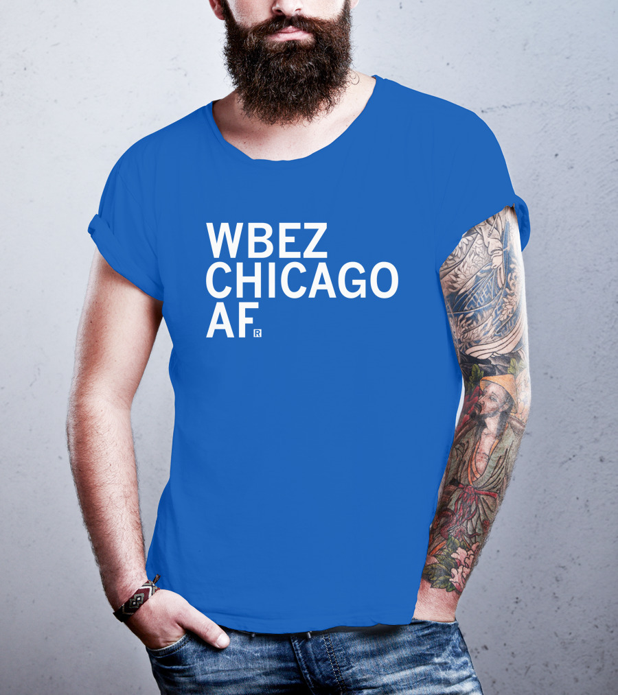 WBEZ Chicago AF Raygun T-Shirt