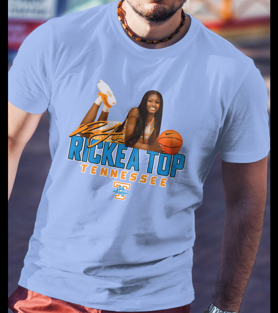 Rickea Top Tennessee Lady Vols Basketball Orange Mountain T-Shirt