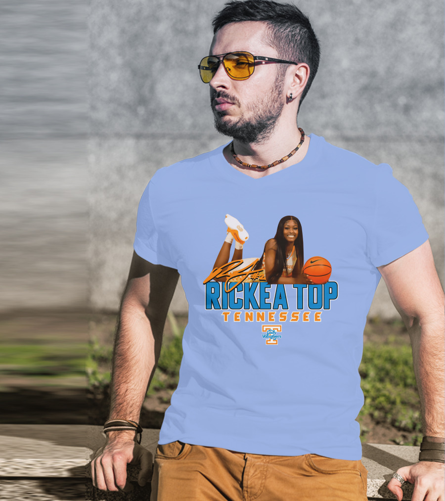 Rickea Top Tennessee Lady Vols Basketball Orange Mountain T-Shirt
