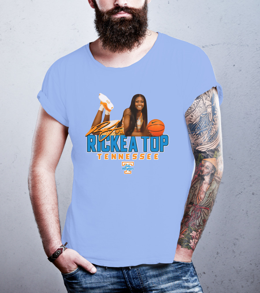 Rickea Top Tennessee Lady Vols Basketball Orange Mountain T-Shirt