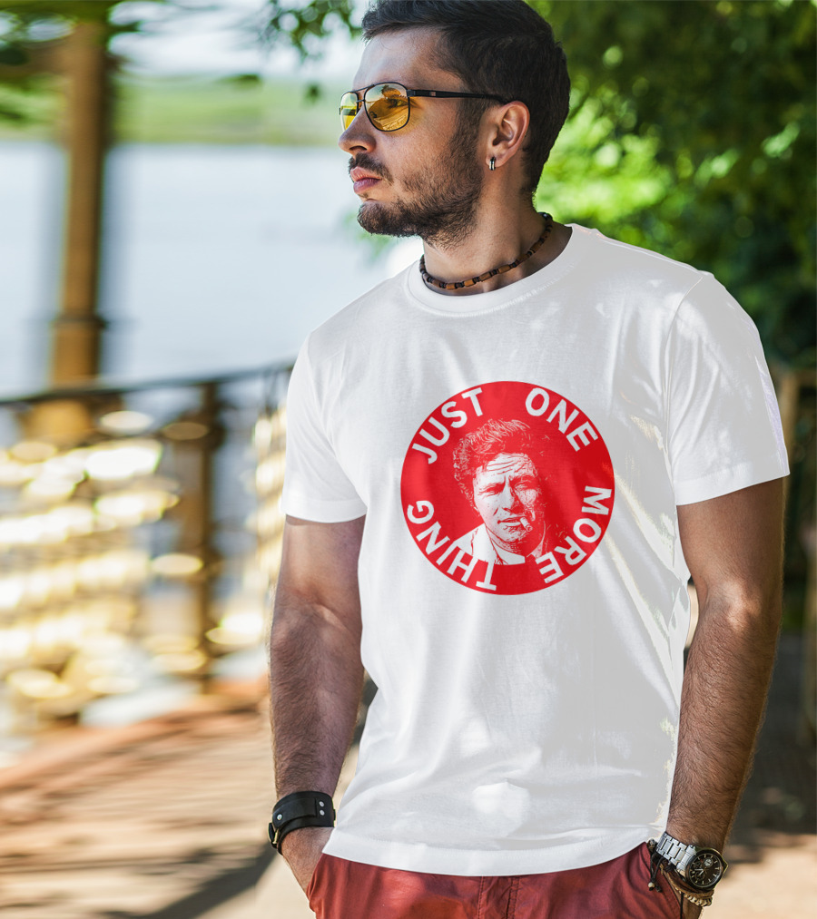 Just One More Thing Mysterious Bookshop Peter Falk T-Shirt