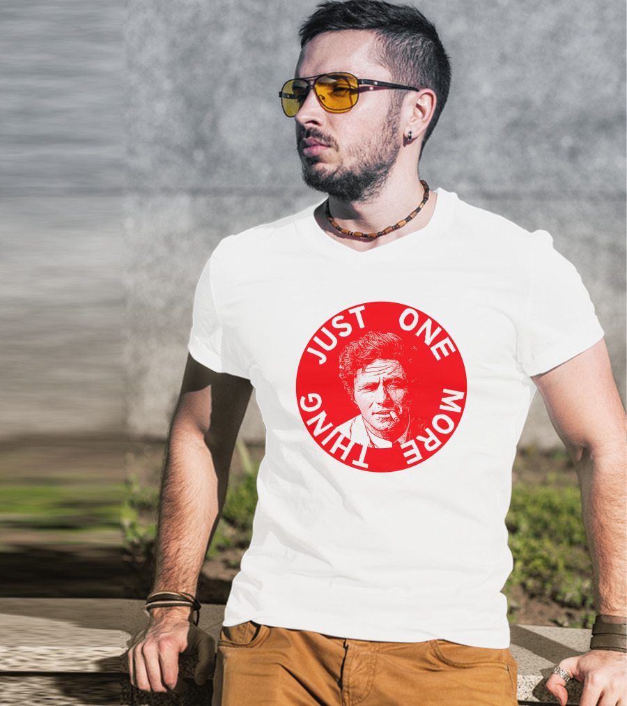Just One More Thing Mysterious Bookshop Peter Falk T-Shirt
