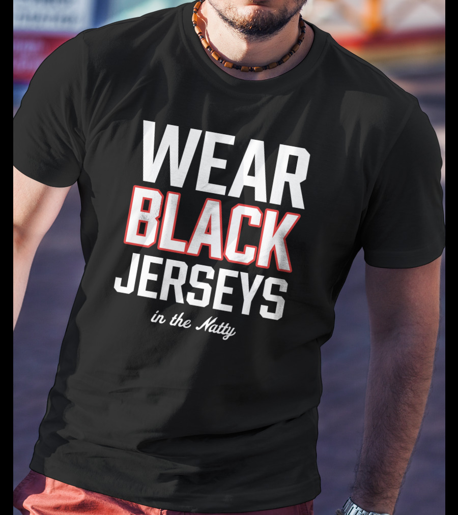 Stetson Bennett Wear Black Jerseys In The Natty T-Shirt