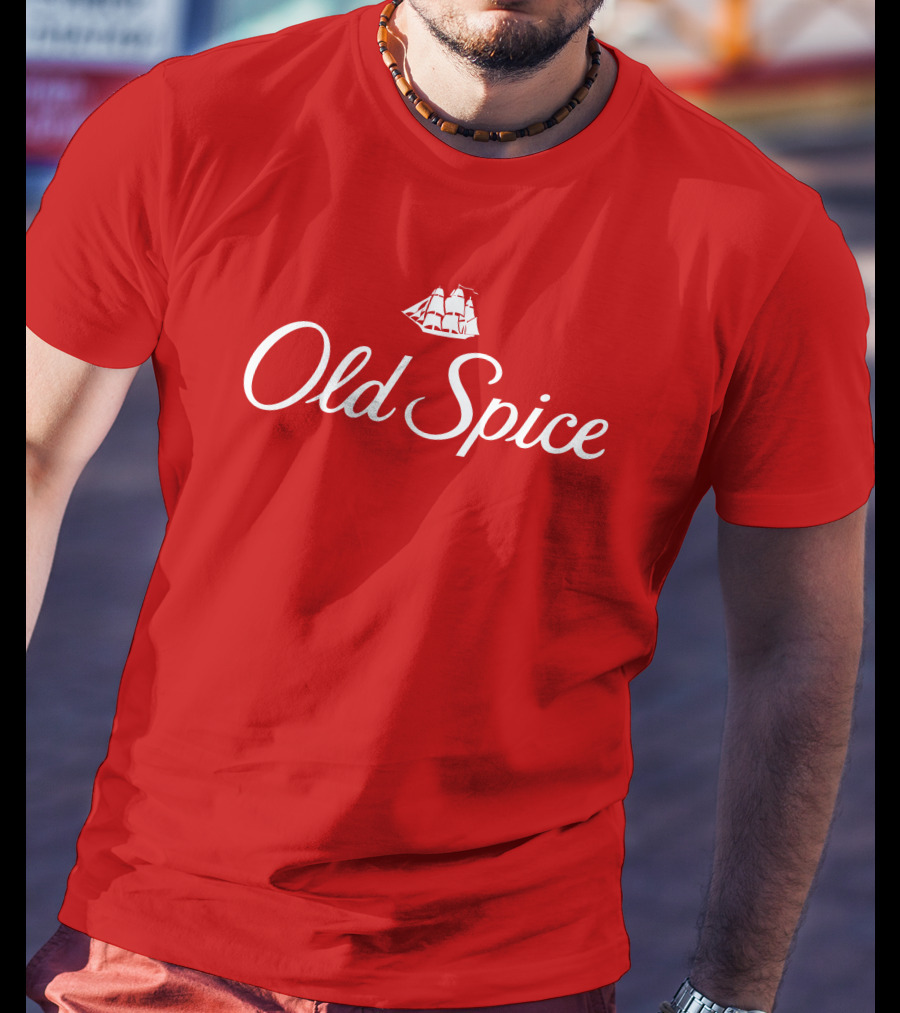 Old Spice Red Classic Ship T-Shirt