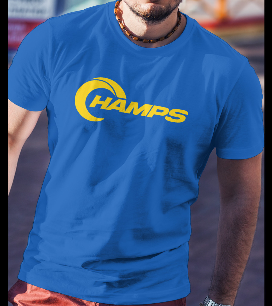 La Champs Danpatrick Yellow Crescent Rams Inspired Merch T-Shirt
