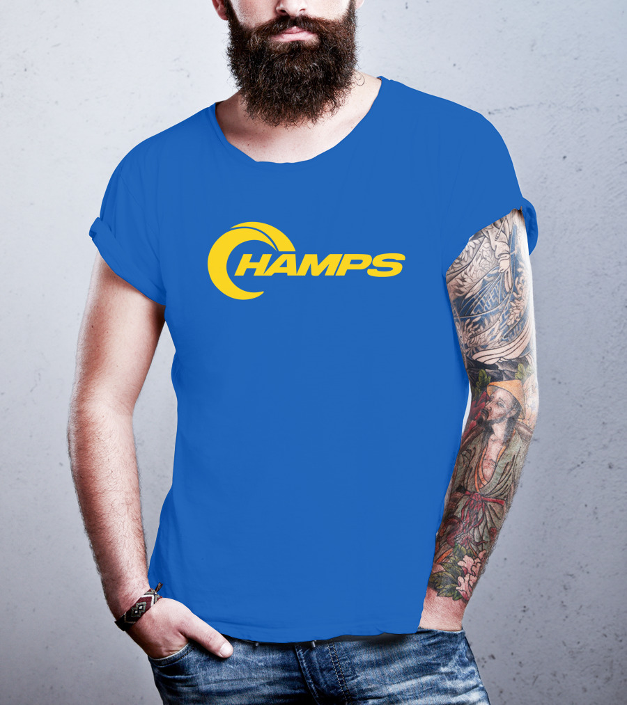 La Champs Danpatrick Yellow Crescent Rams Inspired Merch T-Shirt