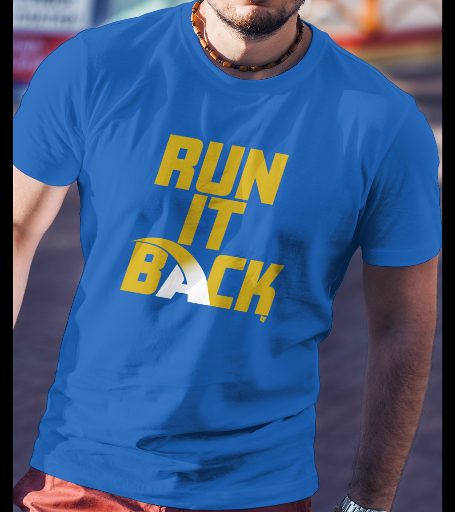 Run It Back Los Angeles Football Fan Merchandise T-Shirt