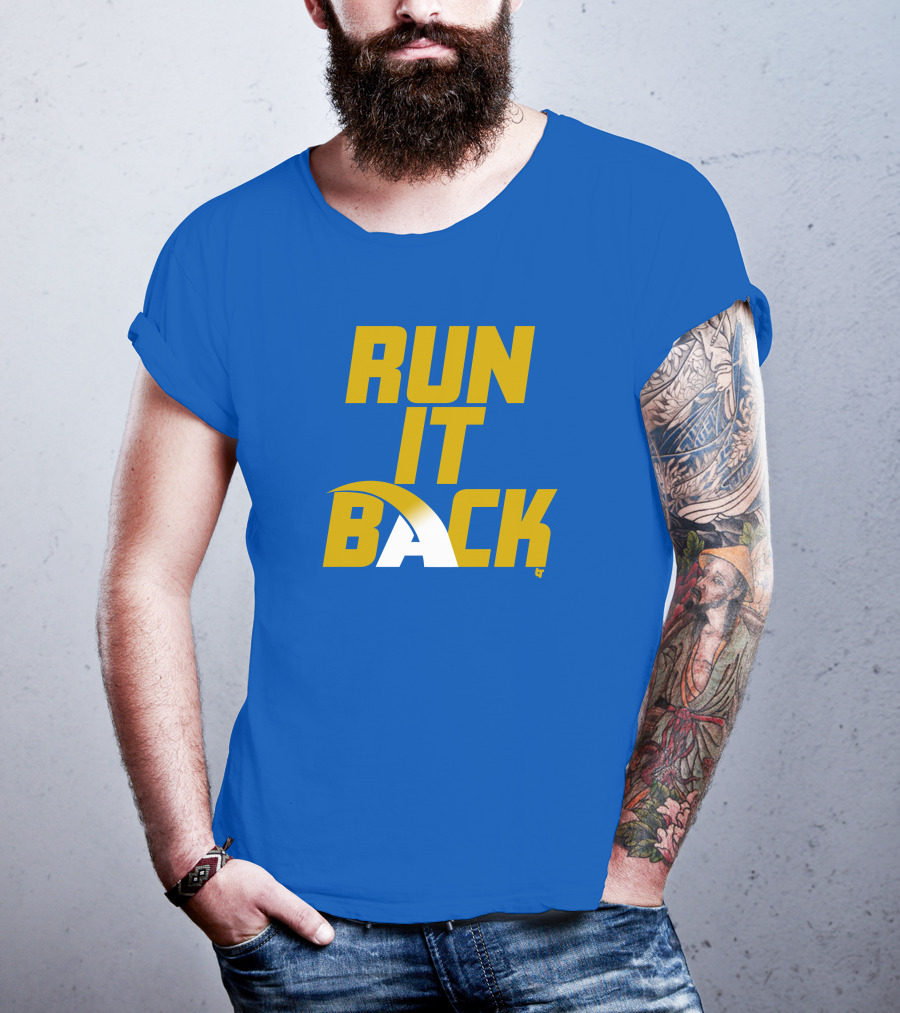 Run It Back Los Angeles Football Fan Merchandise T-Shirt