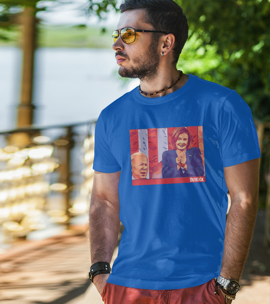 OutKick Creepy Pelosi Patriotic T-Shirt