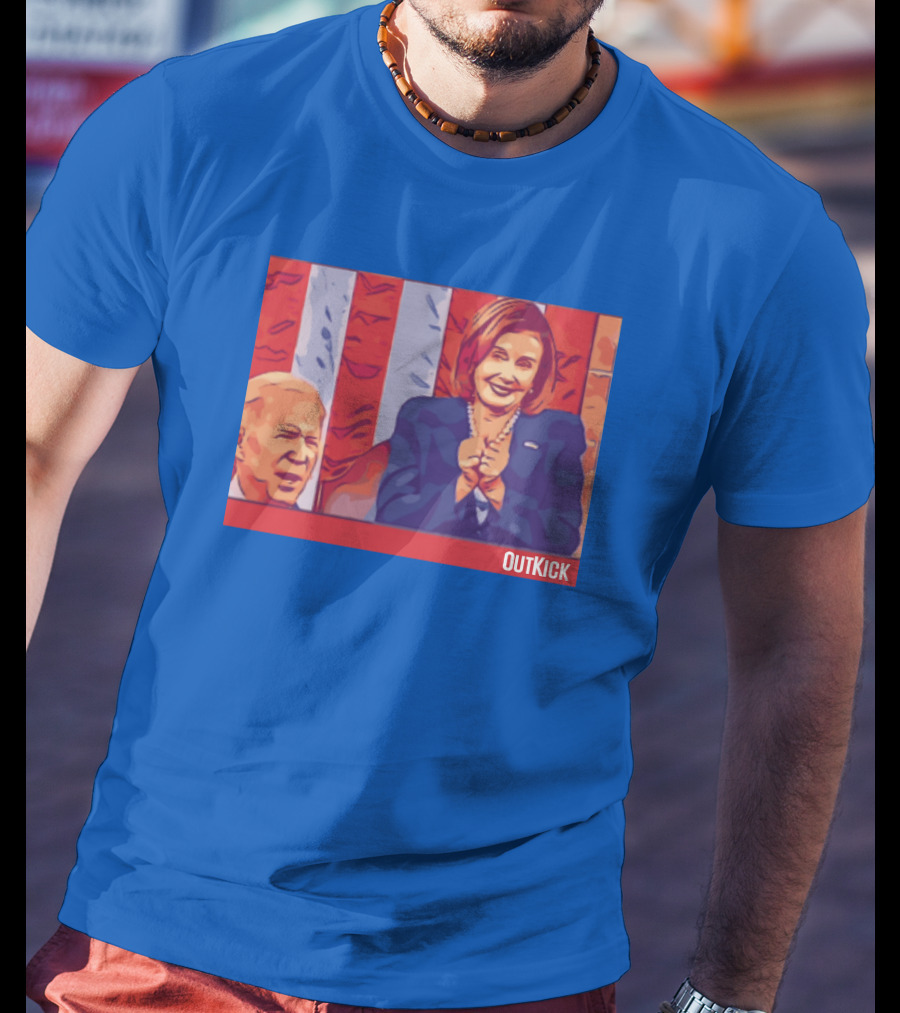 OutKick Creepy Pelosi Patriotic T-Shirt