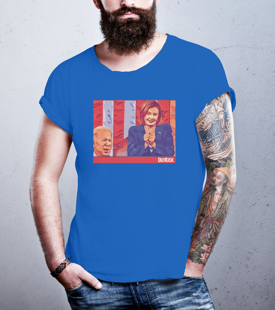 OutKick Creepy Pelosi Patriotic T-Shirt