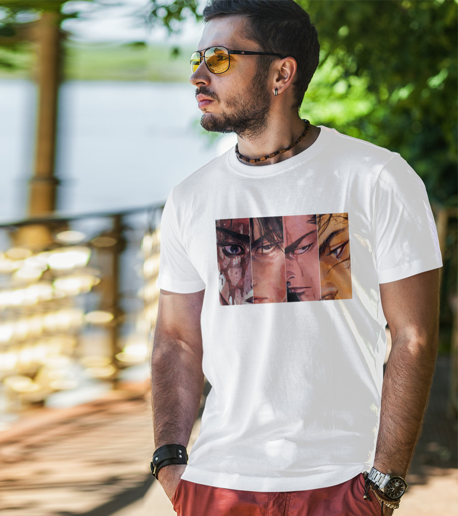 Vagabond Miyamoto Musashi Sasaki Takehiko Inoue Manga T-Shirt