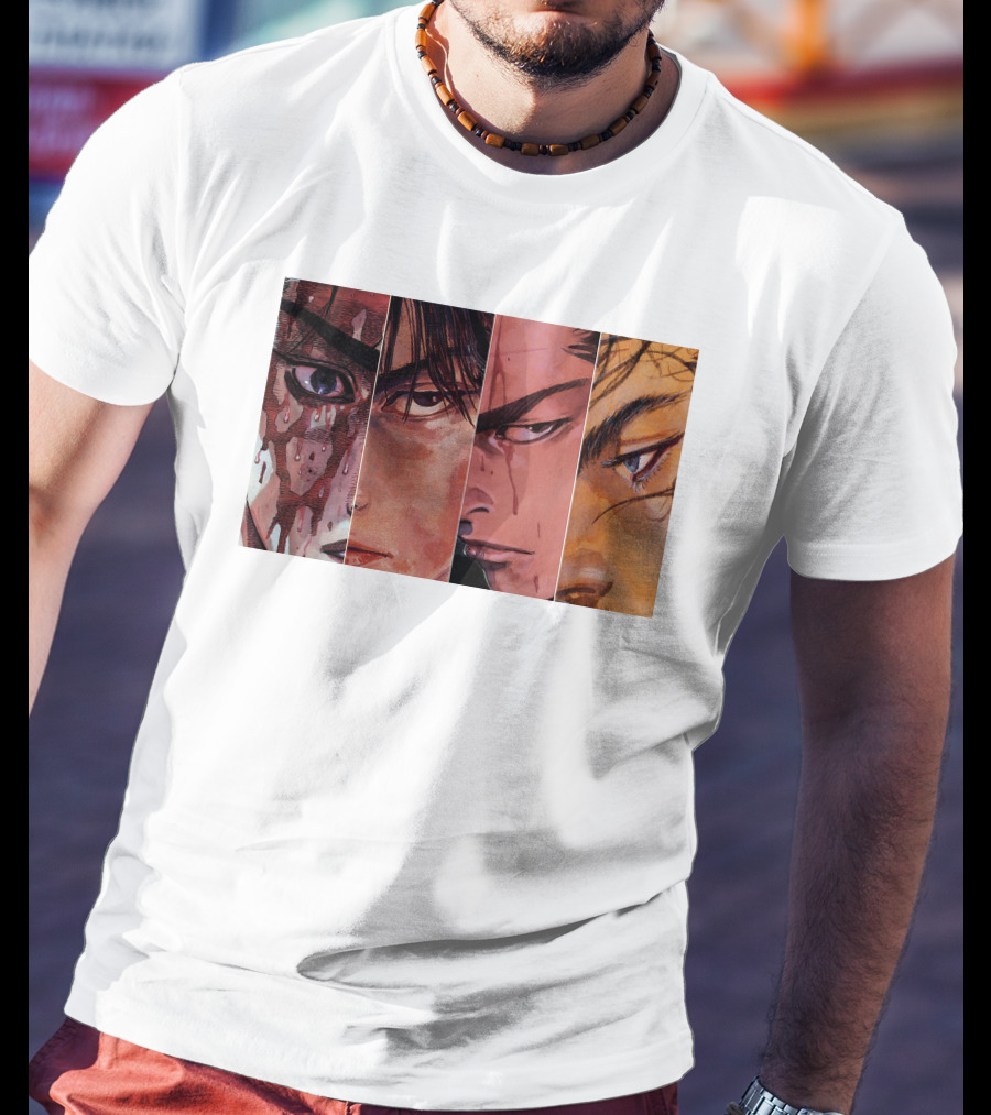 Vagabond Miyamoto Musashi Sasaki Takehiko Inoue Manga T-Shirt