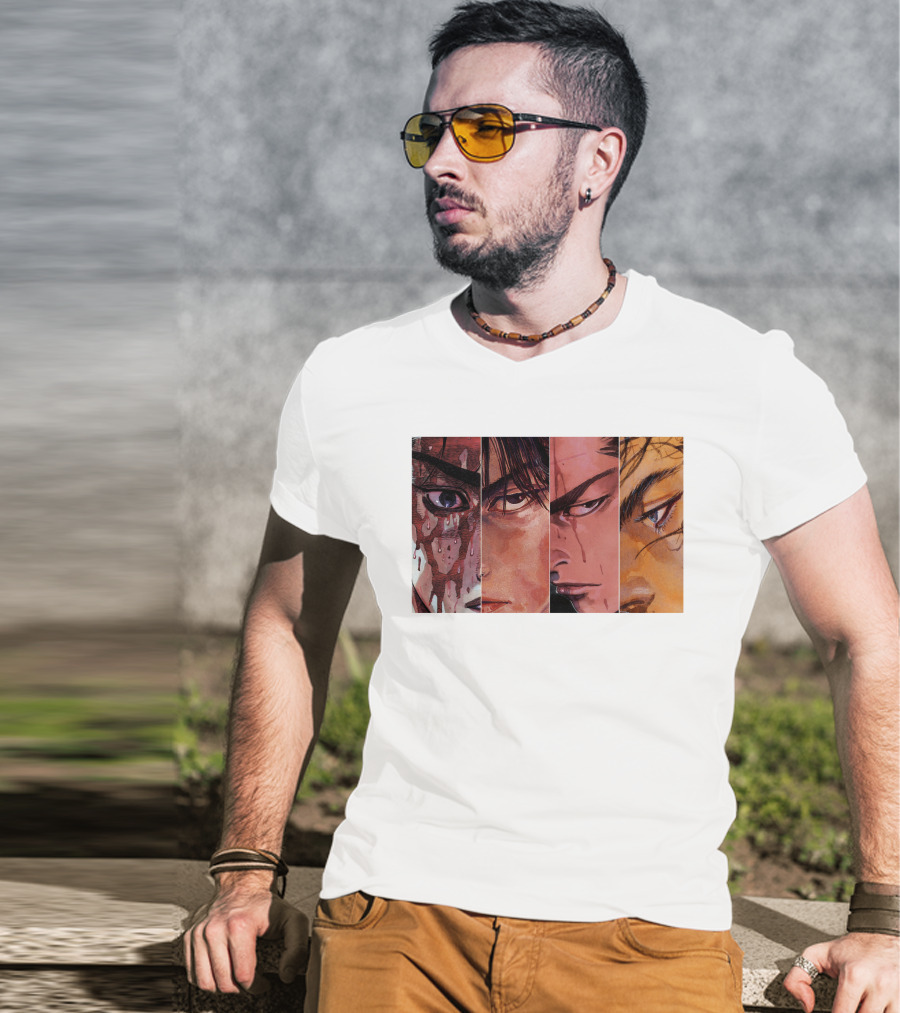 Vagabond Miyamoto Musashi Sasaki Takehiko Inoue Manga T-Shirt