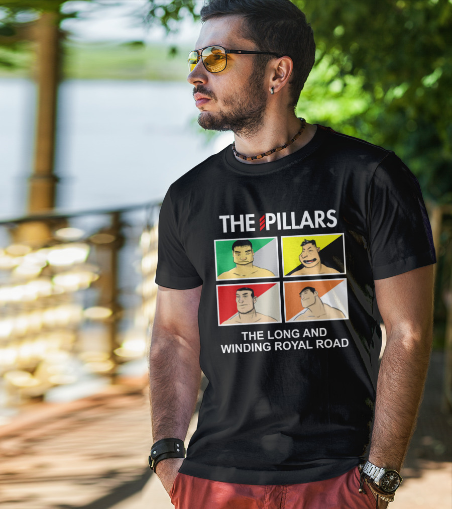 The Pillars The Long And Winding Royal Road Manga Cartoon Characters T-Shirt