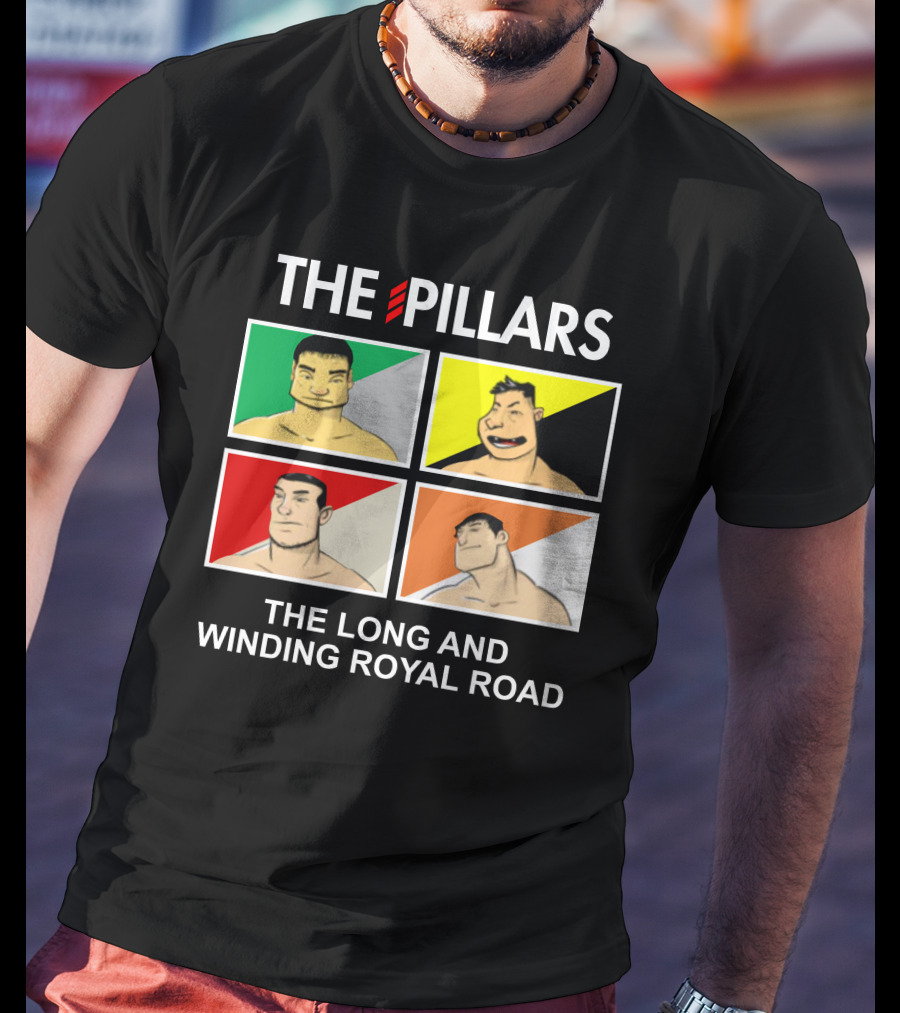The Pillars The Long And Winding Royal Road Manga Cartoon Characters T-Shirt