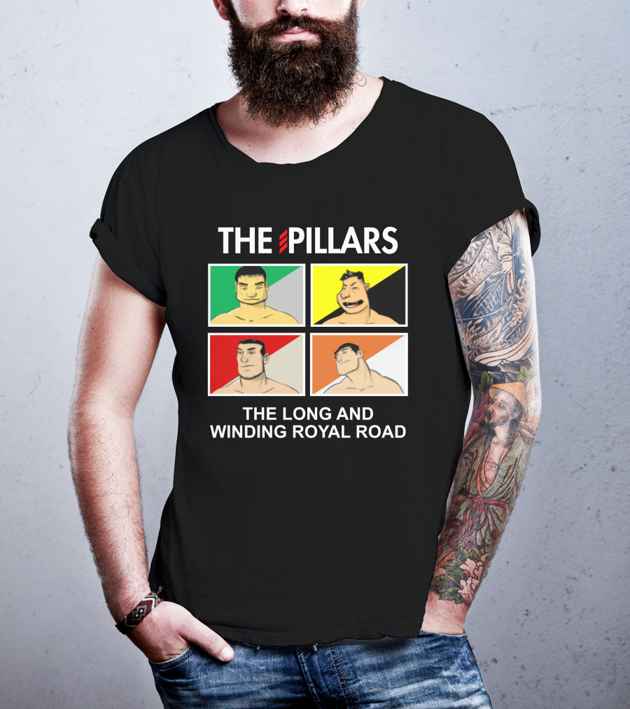 The Pillars The Long And Winding Royal Road Manga Cartoon Characters T-Shirt