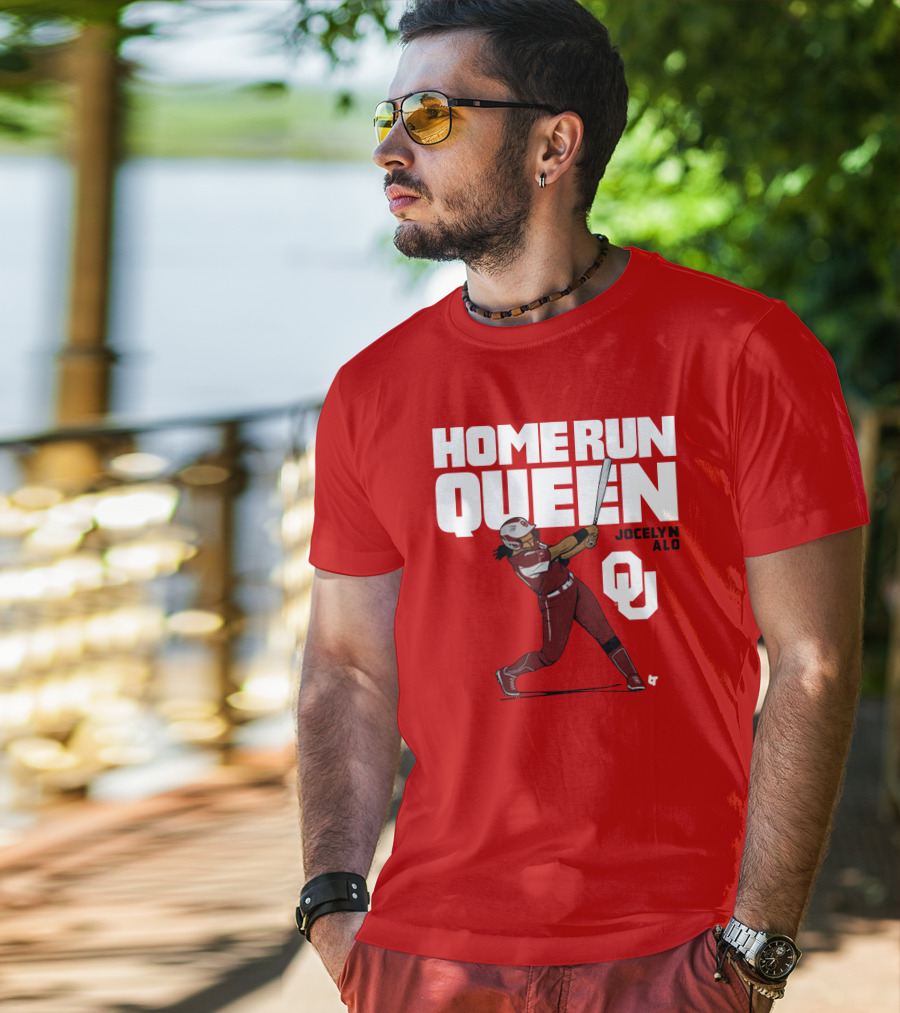 Home Run Queen Jocelyn Alo Oklahoma OU T-Shirt