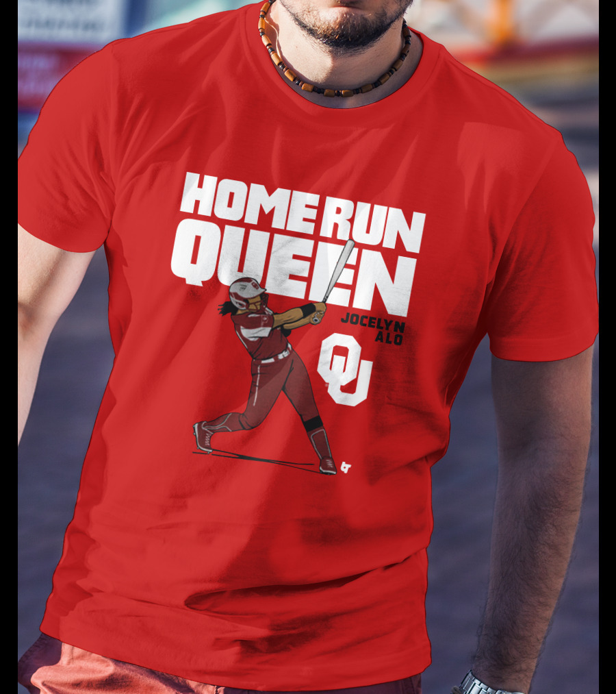 Home Run Queen Jocelyn Alo Oklahoma OU T-Shirt