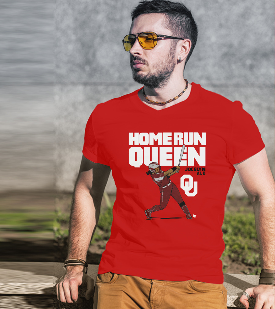 Home Run Queen Jocelyn Alo Oklahoma OU T-Shirt