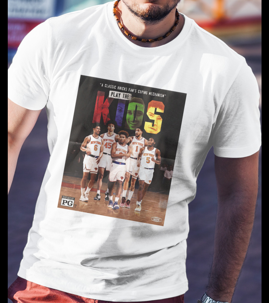 A Classic Knicks Fan Coping Mechanism Play The Kids T-Shirt